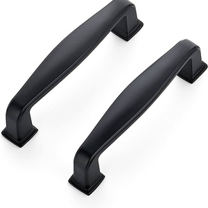 2023 Matte Black dotted Kitchen Door Handle Cabinet Pulls Handle Cupboard Hardware Handles furniture accessories hardware