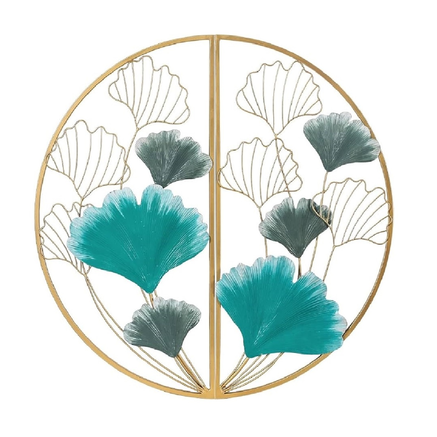 Top Selling Factory Wholesale Luxury Home Interior Bedroom Living Room Iron Metal Flower wall art home decor