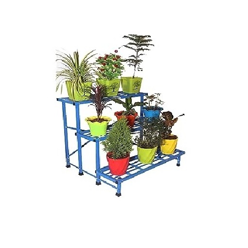 Heavy Duty Creative Simple Style Unique shape Flower Rack 3 - Tier Metal Plant Stand For Farmhouse Resort Living Room Usage