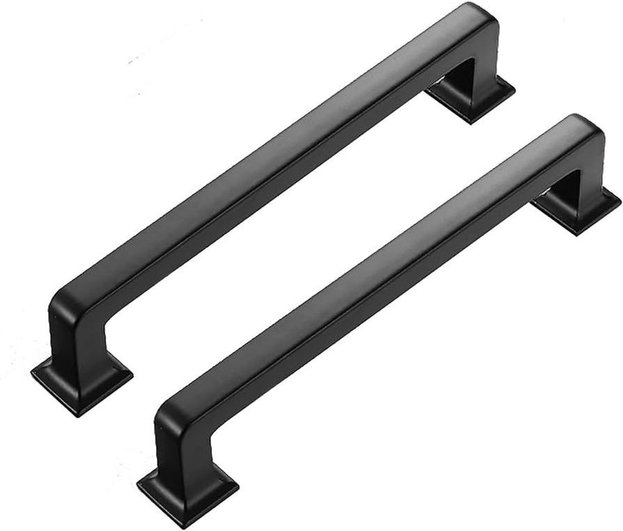 2023 Matte Black dotted Kitchen Door Handle Cabinet Pulls Handle Cupboard Hardware Handles furniture accessories hardware