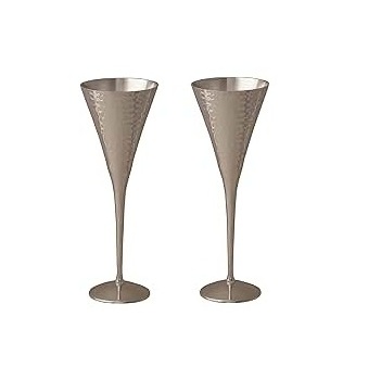 Superior Quality Gold Plated Brass Goblet Set Gifting Item Custom Size And Logo Round Shape Creative Designed Metal Brass Goblet