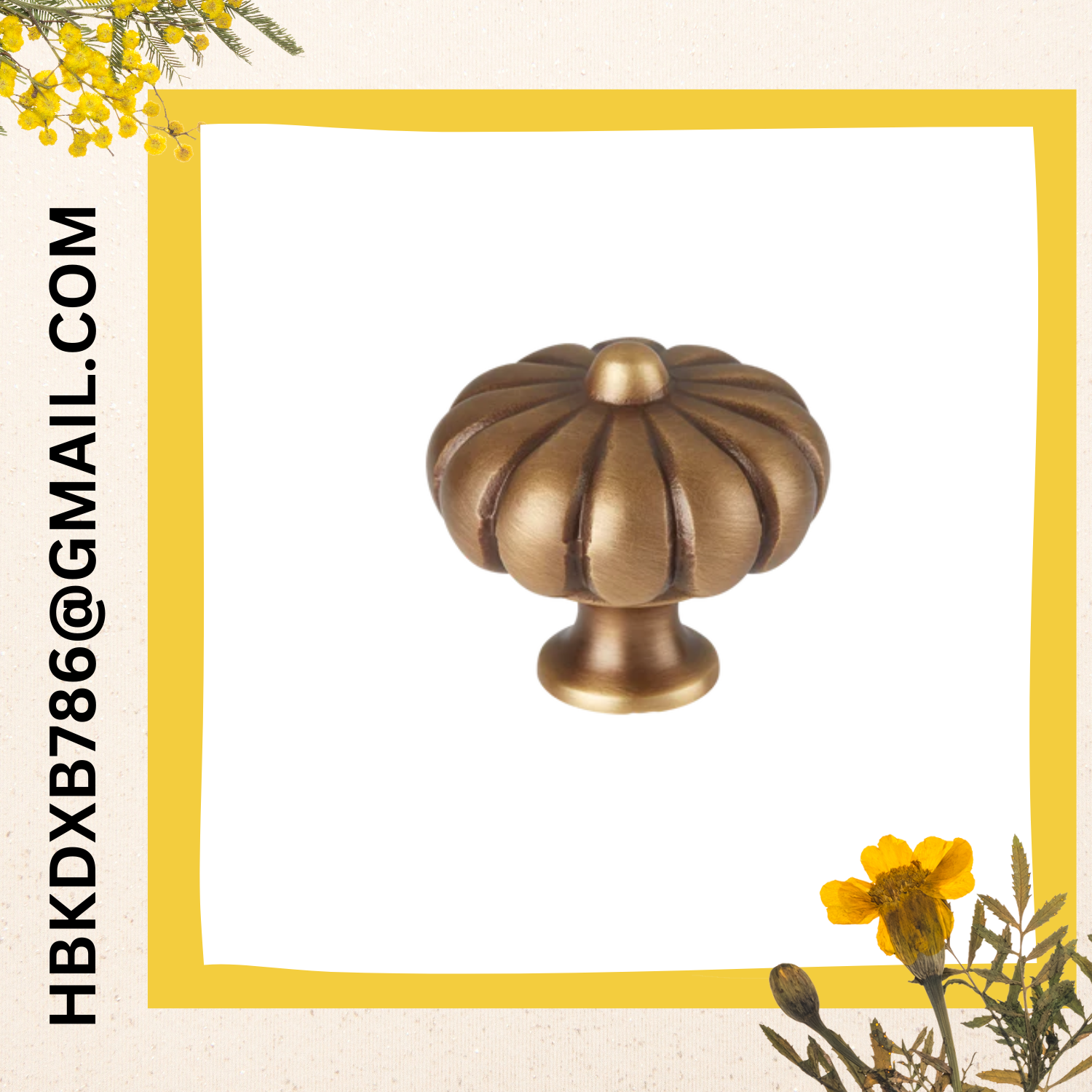 Hot Selling Brass Cabinet Knob with Classical Designed Top Garde Cabinet Knob Hardware For Sale By Exporters