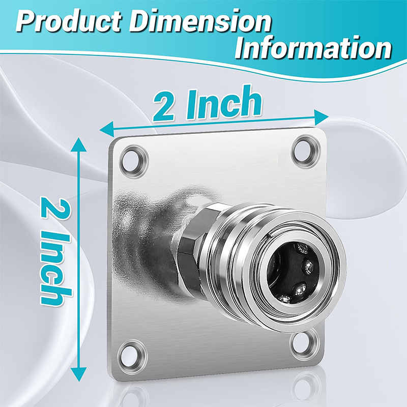 Wall Mounted Washer Storage Rack Snow Foam Lance Cannon Holder 1/4 QC Stainless Steel Pressure Washer Nozzle Tip Holder