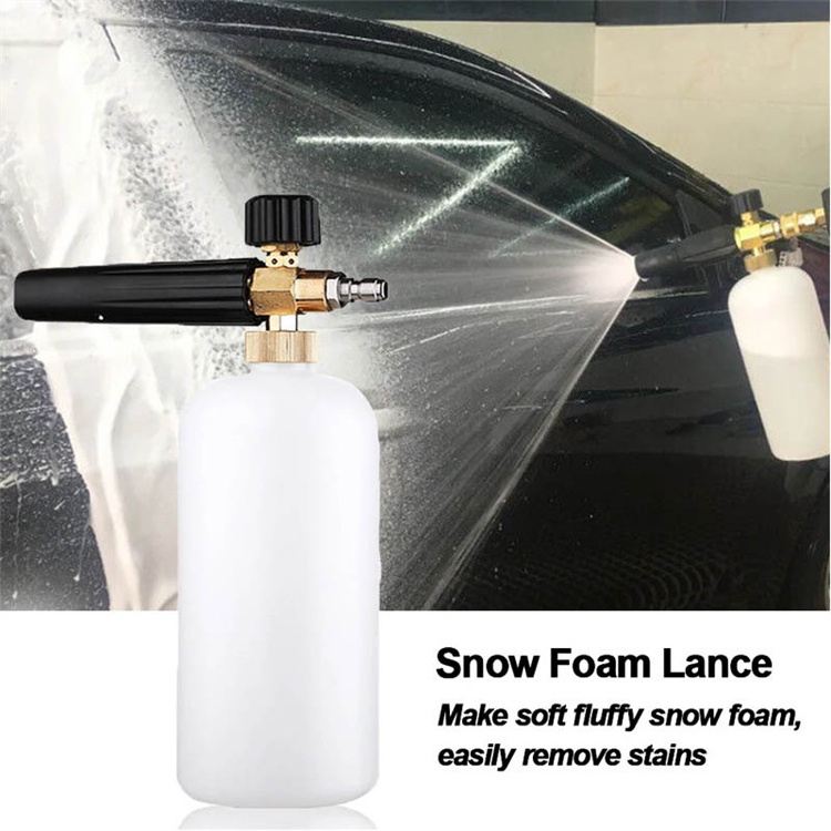 car washer water gun snow foam cannon tip nozzle set high pressure cleaner water hose 1 liter foam lance car wash machine