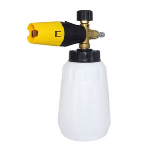 Adjustable Snow Foam Lance 1L Foam Cannon Soap Dispenser for 1/4 Inch Pressure Washer foam generator Big Mouth for Washing Tools