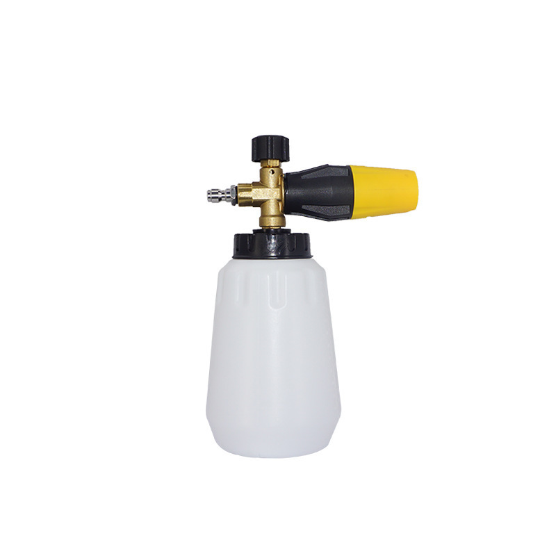 Adjustable Snow Foam Lance 1L Foam Cannon Soap Dispenser for 1/4 Inch Pressure Washer foam generator Big Mouth for Washing Tools