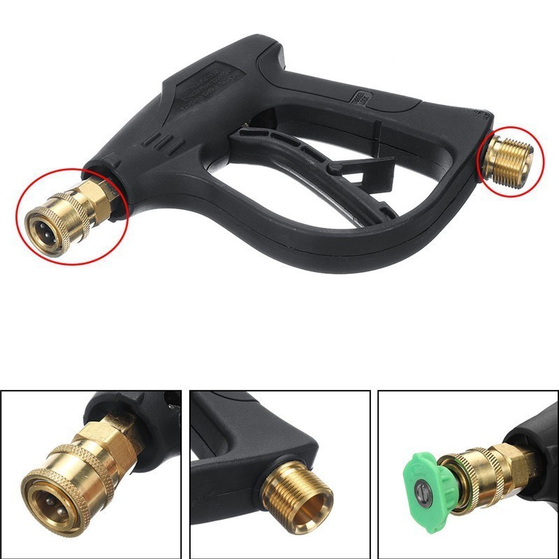 High-pressure Water Gun and Nozzle Kit for Cleaning Car Wash Machine Home Garden Watering Hose Nozzle Sprinkler Foam Water Gun