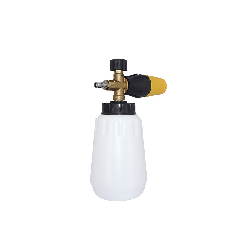 Adjustable Snow Foam Lance 1L Foam Cannon Soap Dispenser for 1/4 Inch Pressure Washer foam generator Big Mouth for Washing Tools