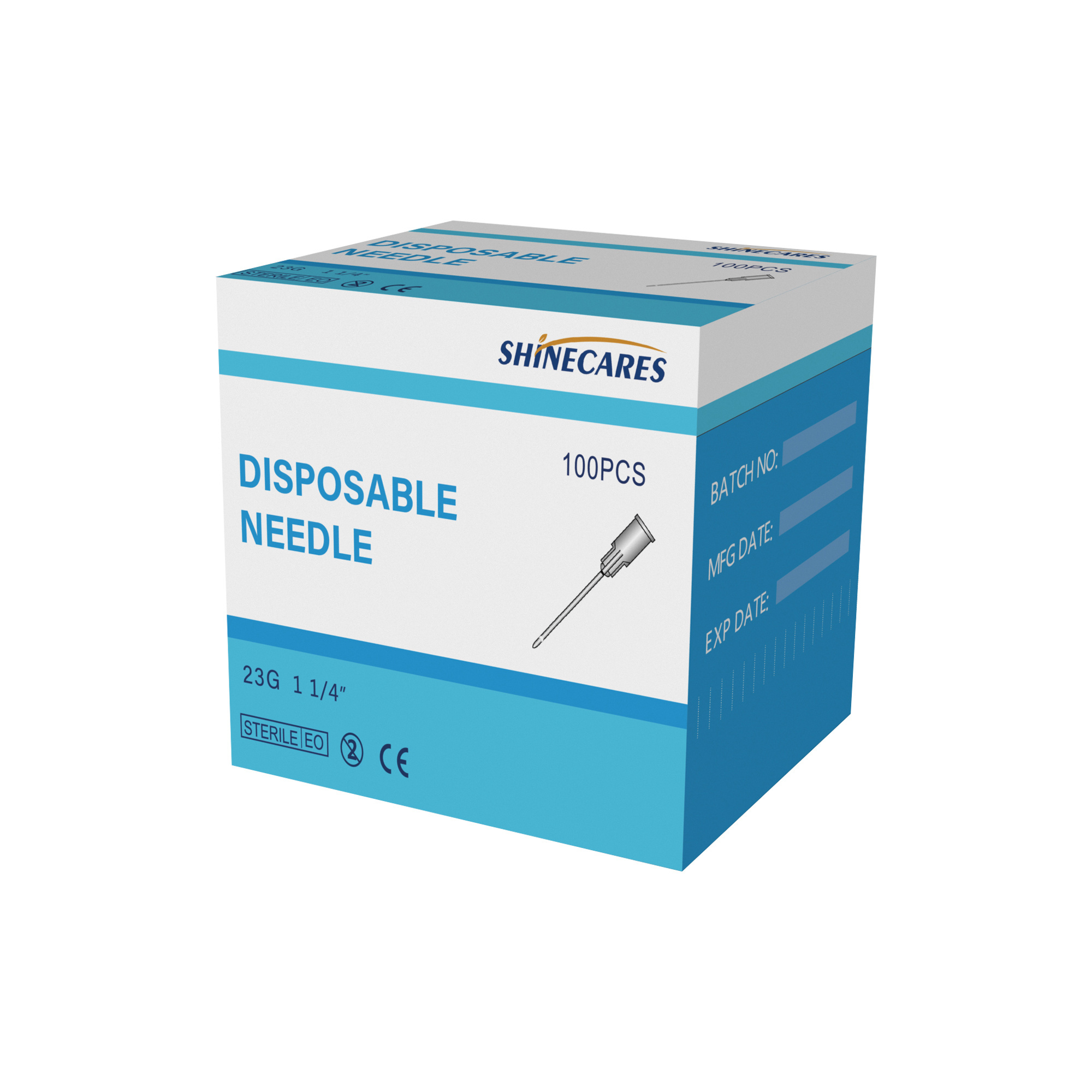 Medical Disposable Syringe 0.4 - 1.2 mm (27G - 18G) Needle With Blister Individual Package