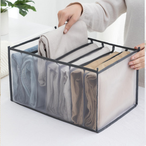 Hot sale mesh pants storage organizer clothes underwear organizer storage box organizer for closet