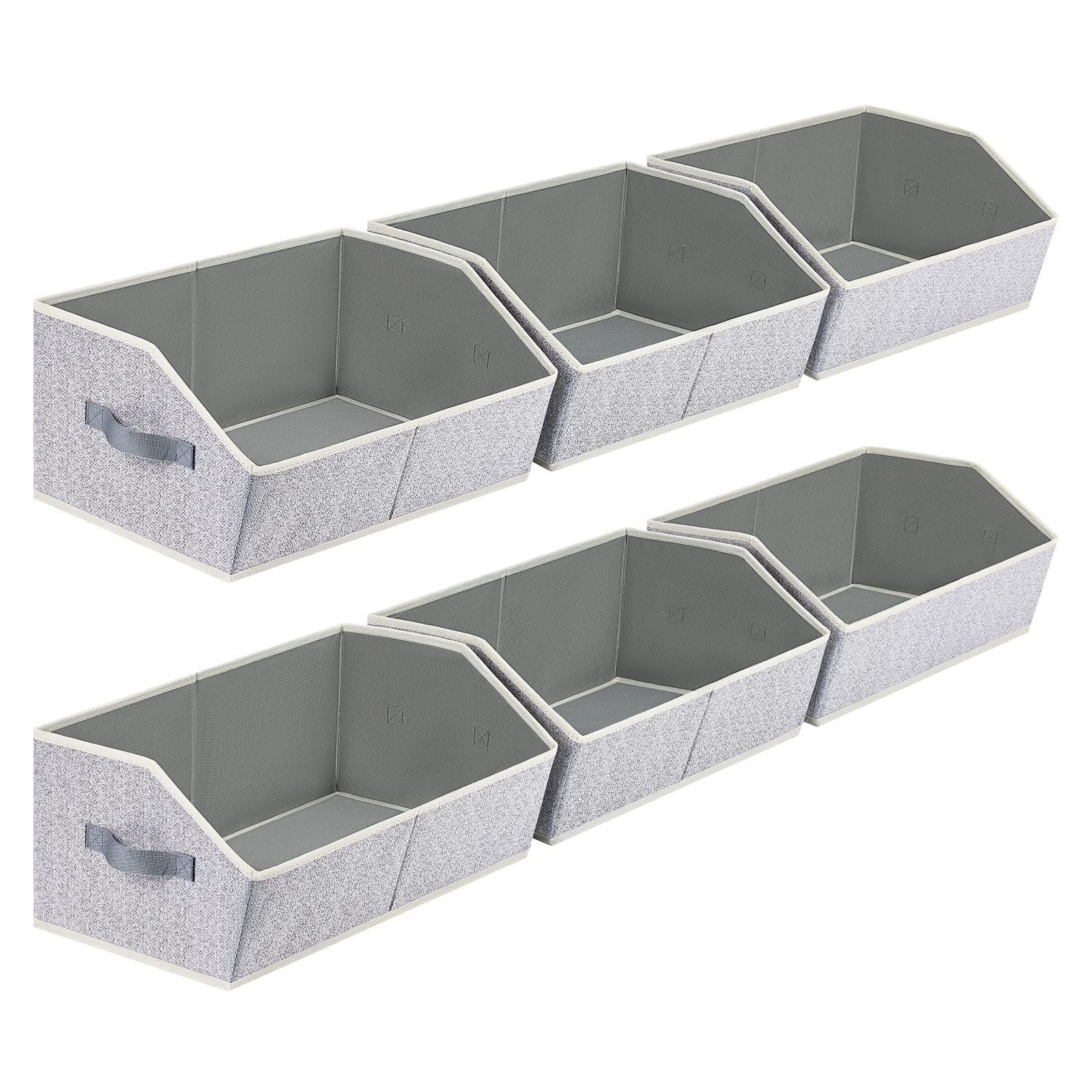 Storage Bins Foldable Closet Organization Storage Organizer for Shelves Linen Closet Organizers and Storage