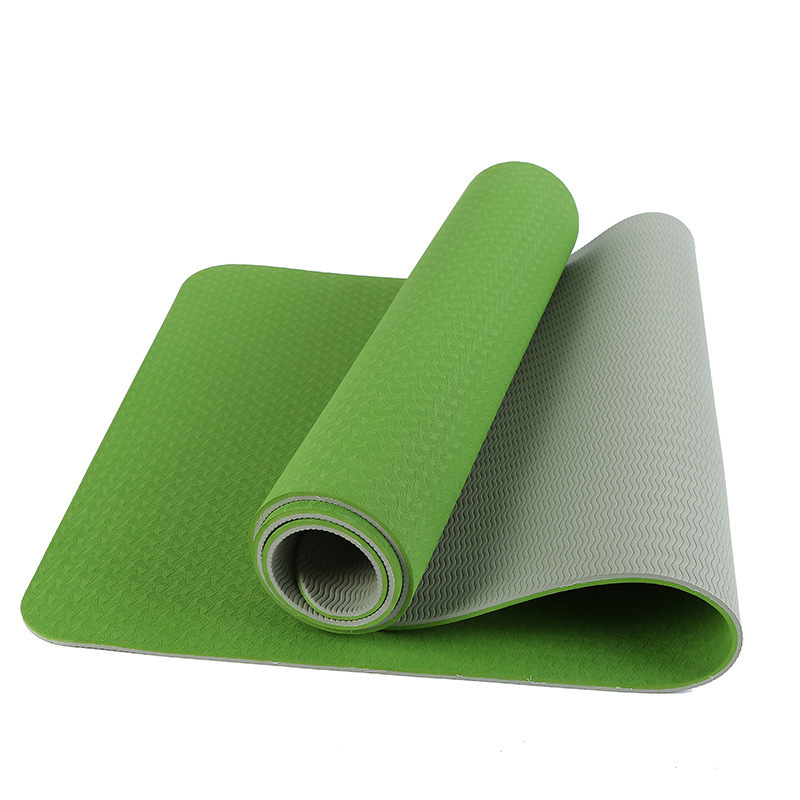 Yoga Mat Pilates Mat Non Slip TPE Exercise Mats for Workout Fitness Gym Home Yoga