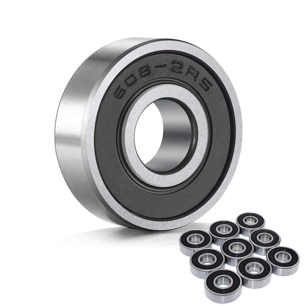 MTZC Carbon steel 608ZZ 608RS 608 2RS ZZ Miniature Deep Groove Ball Bearing Skateboard Skates Roller 608 Ball Bearing 8*22*7mm