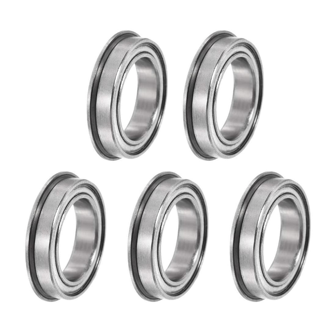 MTZC Factory Flanged Bearing F6701 ZZ Shielded Flange Thin Wall Deep Groove Ball Bearings F6701 ZZ 12x18x4 mm