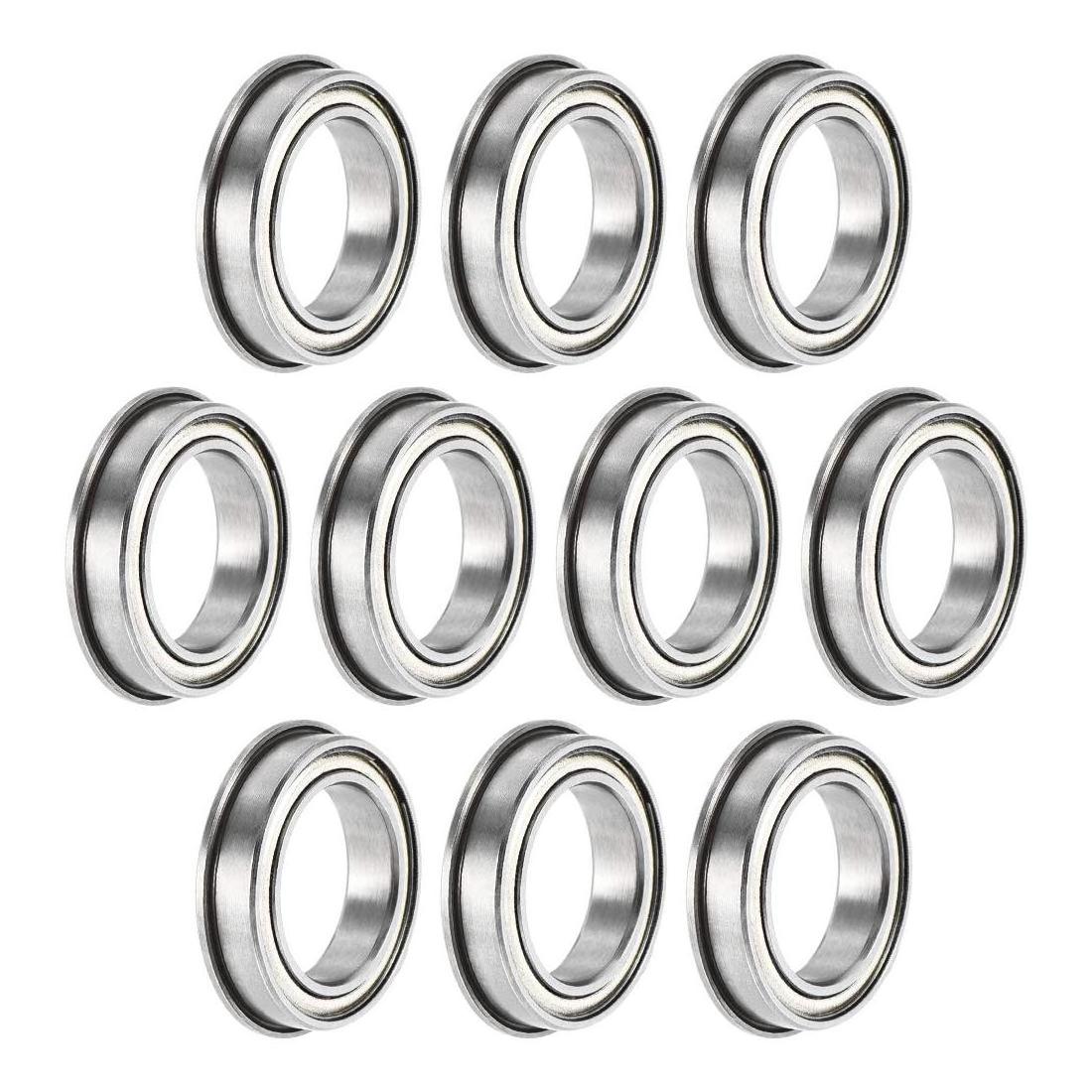 MTZC Factory Flanged Bearing F6701 ZZ Shielded Flange Thin Wall Deep Groove Ball Bearings F6701 ZZ 12x18x4 mm