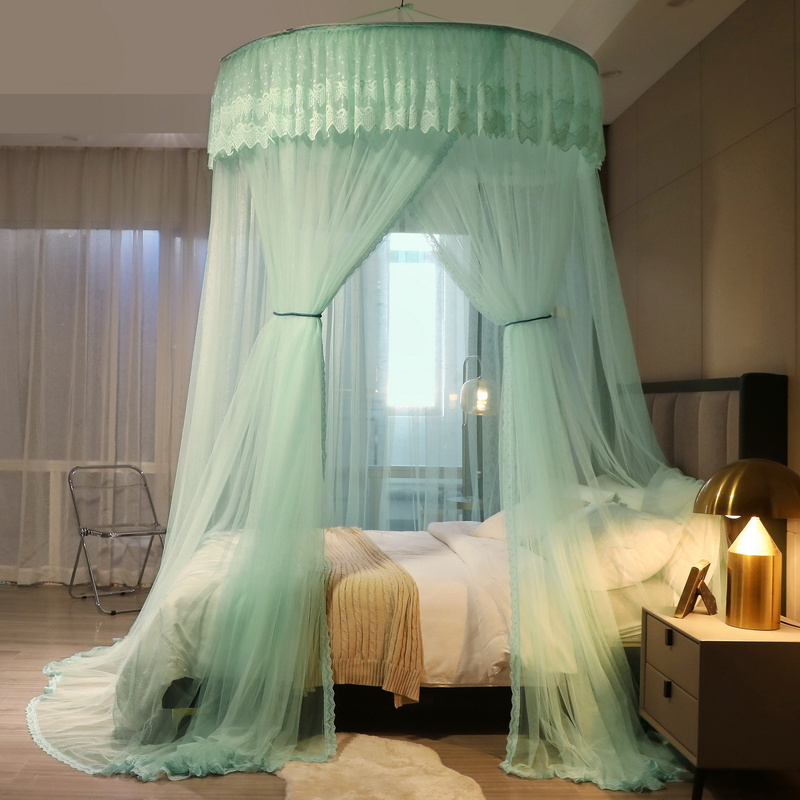 Hot sale Princess Hanging Dome Mosquito Net Double Layer Yarn Bed Canopy Romantic Bed mosquito net