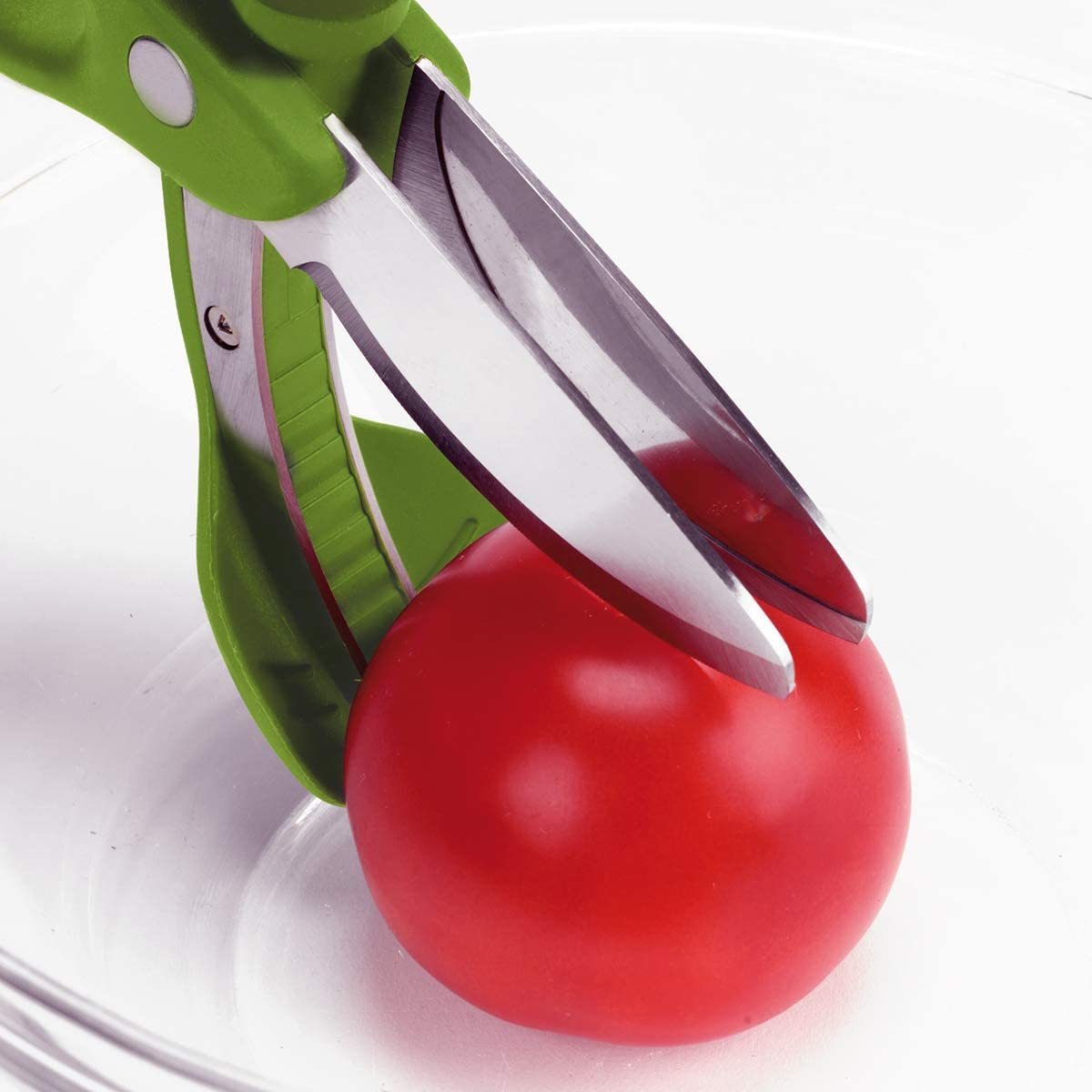 Stainless Steel Toss Chop Salad Scissors Tongs Multifunctional Vegetable Fruit Chopper Cutter Clever Scissor