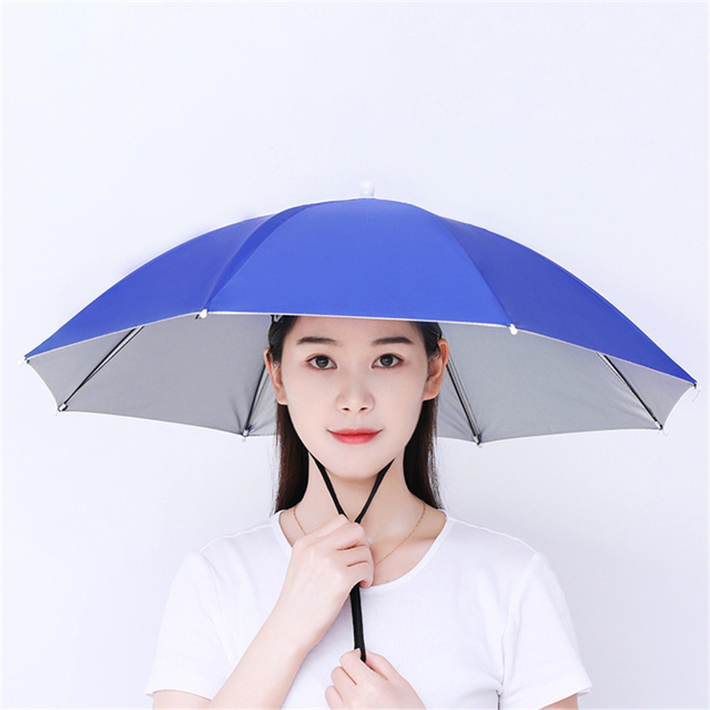 Wholesale Chinese factory adult and kid head hat umbrella