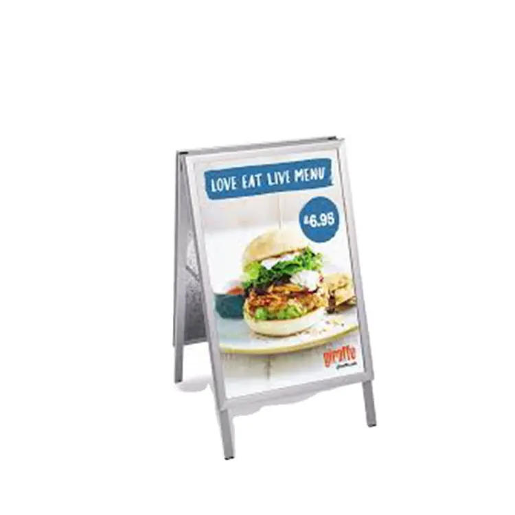 Outdoor Aluminum Sign Trade Show Poster Stand