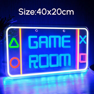 Game Room Neon Signs Custom Led Lights for Bedroom Gaming Decor Room Boys Teen Kids Gifts Party Wall Gamer Decorations