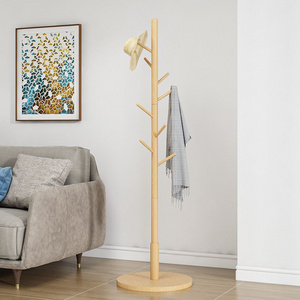 the coat rack lands artistic high-grade wooden tree stand wooden entryway wood coat rack