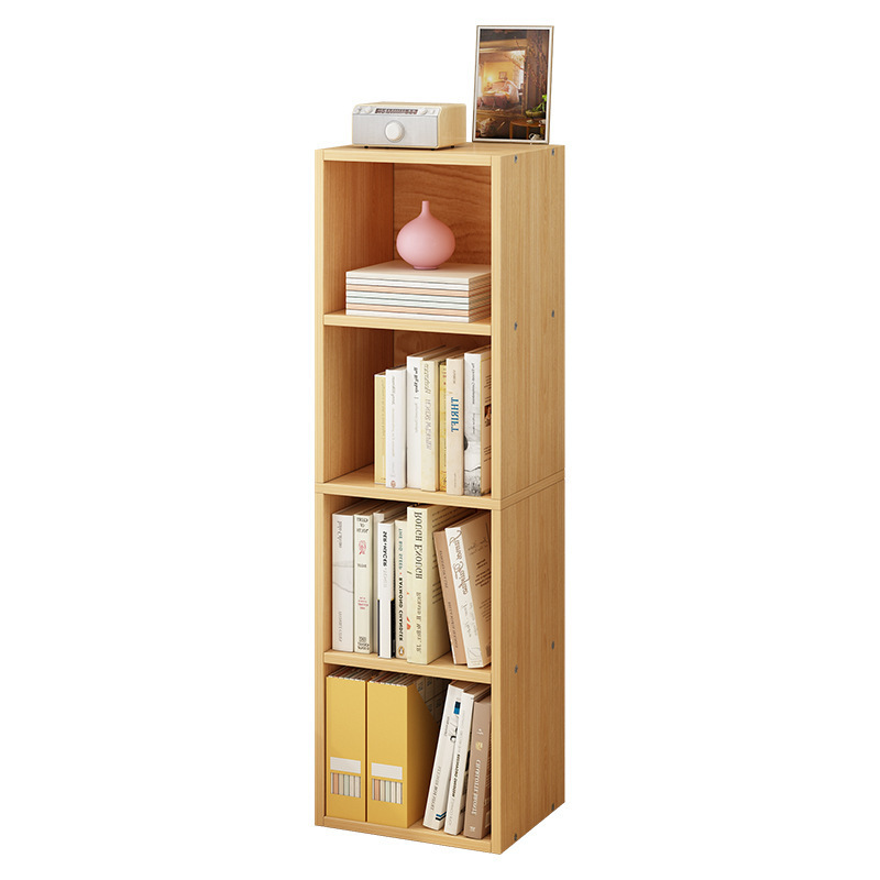 OEM Wooden Bookcase Bookshelves Modern New Design Corner Book Shelf Storage Rack Bookcase