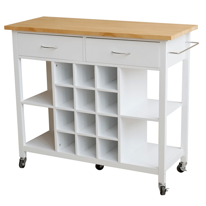 WholesaleSupply House Kitchen Price Wide 3 Tier Rolling Utility Cart With Drawers Lockable Wheels