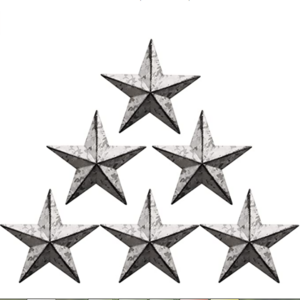 5.5" Metal Barn star Art rustic farmhouse wall decoration