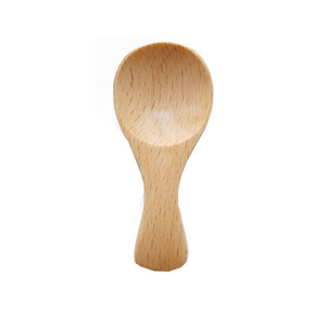 Korean Cheap Price Customized Logo Beech Honey Children Jam Wooden Spoon