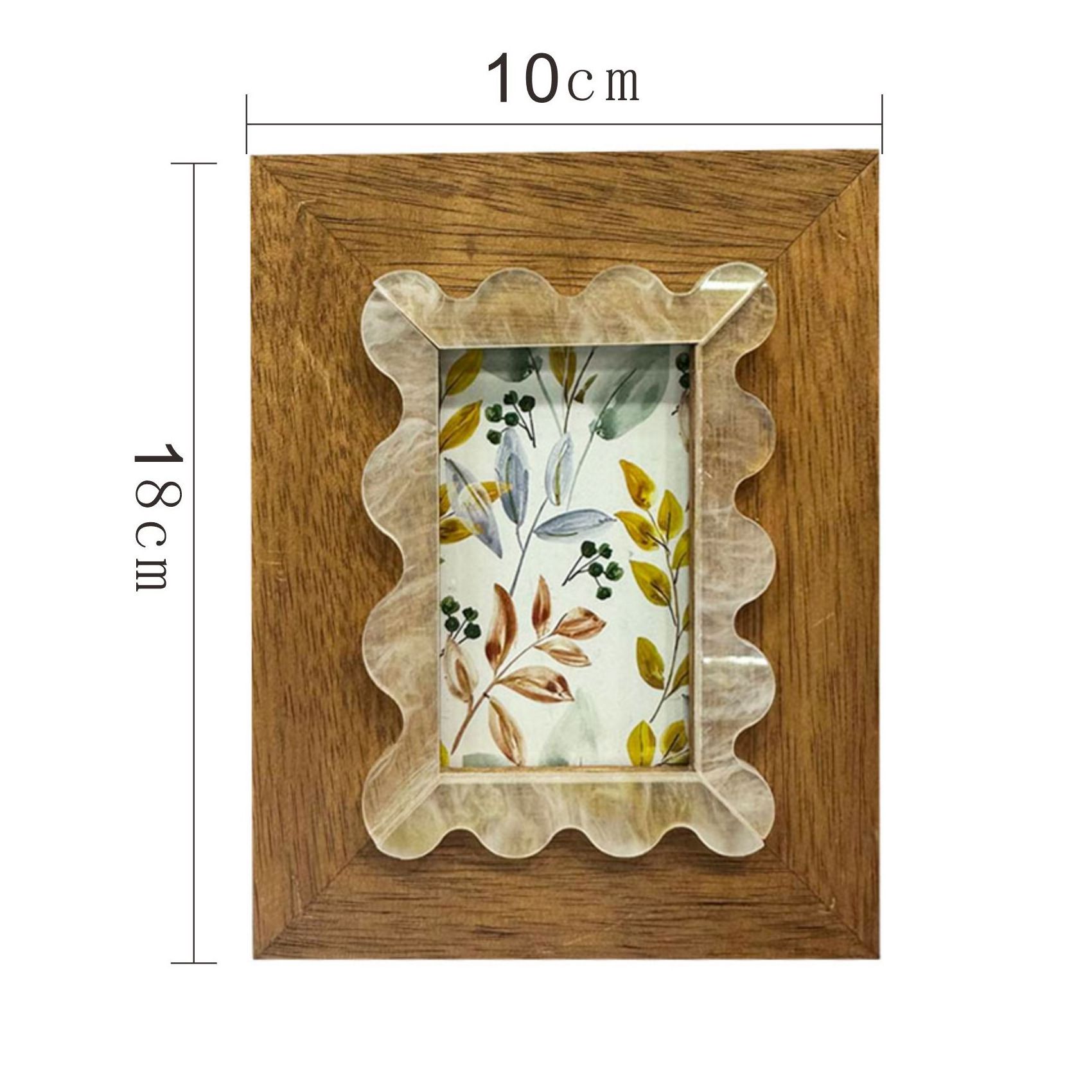 Wholesale 2x3 Lacquer Rubberwood Acrylic Photo Frame Wooden Frame Picture Frame