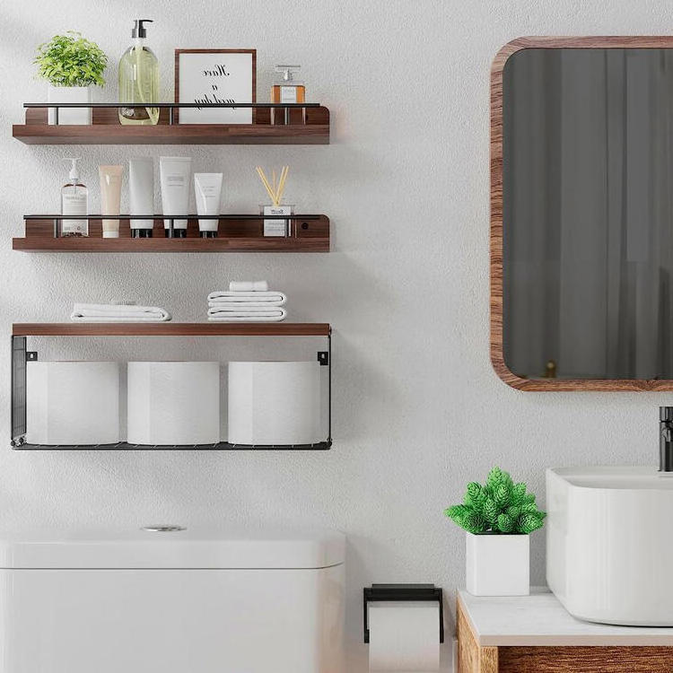 New Arrival Wall Mounted Storage Organizer Adhesive Shower Caddy Bathroom Corner Shelf