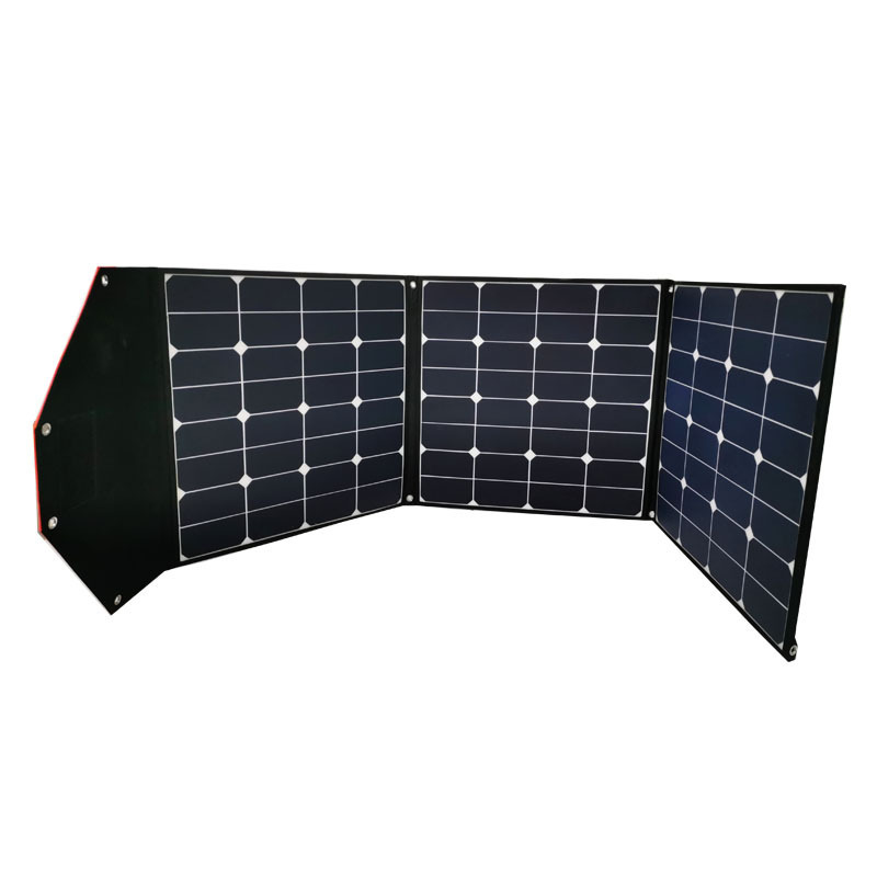 ETFE surface foldable solar blanket portable charger 120w for solar generator 12v battery charger marine boat rv