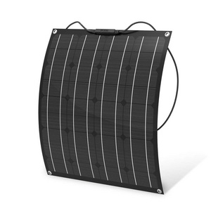 Semi ETFE Custom 100W 200W 18V Monocrystalline Semi Flexible Solar Panels Kits for Roof Car RV Boating Camping