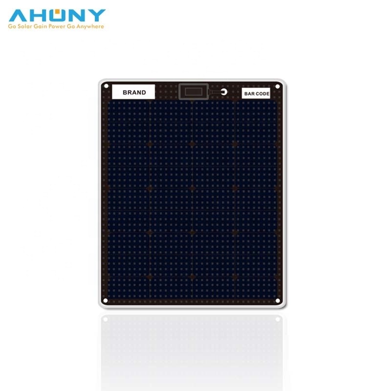 Semi ETFE Custom 100W 200W 18V Monocrystalline Semi Flexible Solar Panels Kits for Roof Car RV Boating Camping