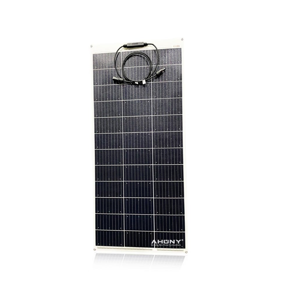 Good quality	Waterproof 100w flex solar panel HJT solar cell semi flexible solar panel Off Grid for RVs boats campers Tent Roof