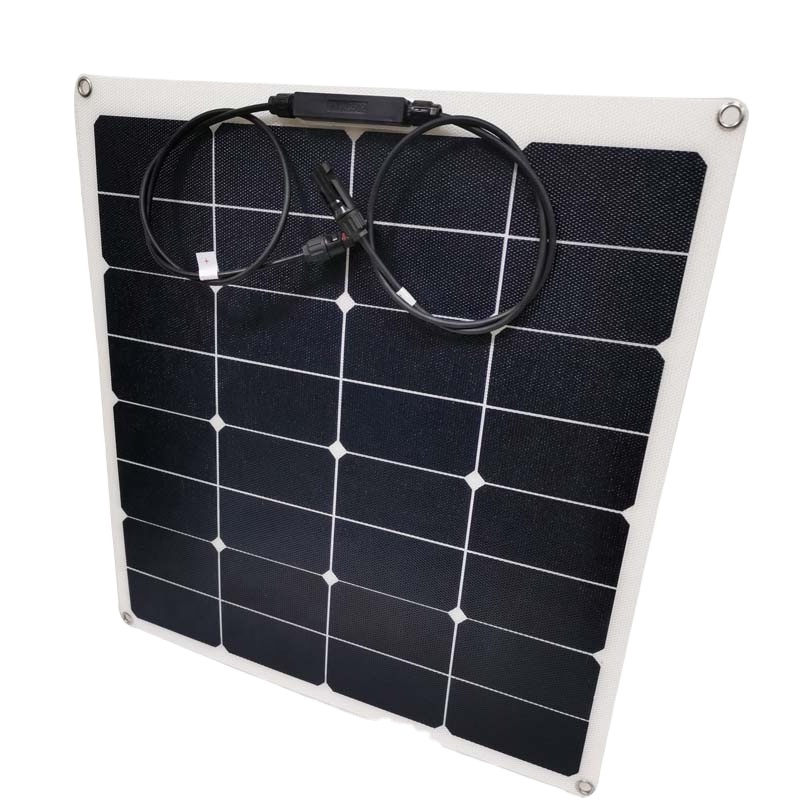 35W Sunpower ETFE surface flexible solar panel for the travel of RV boat coming mobile power