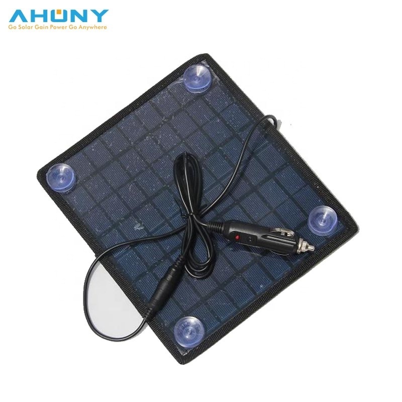 Useful 18V 5.5W Solar charger Solar Panel battery Charger For Car Moto Power other 12V Rechargeable Battery to protect battery