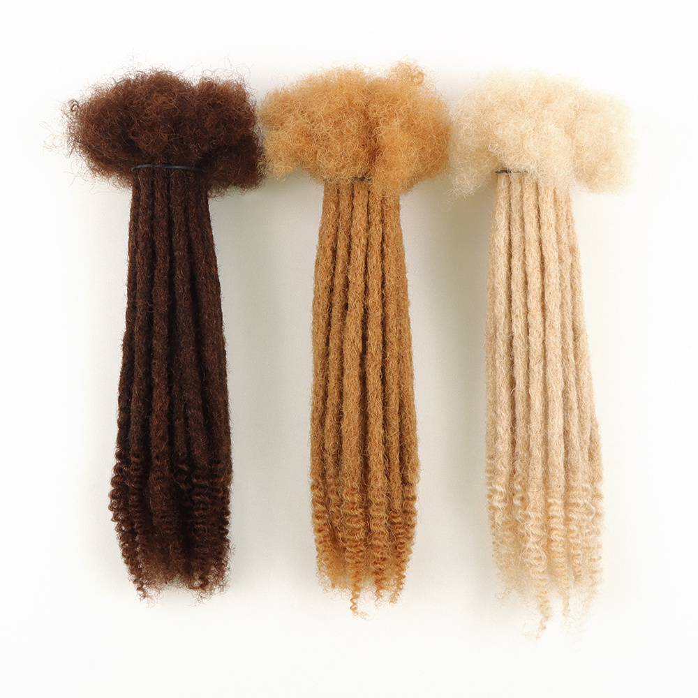 Orient Soft Dreadlocks Crochet Braiding Human Hair Extensions for Women Handmade Dread Locs