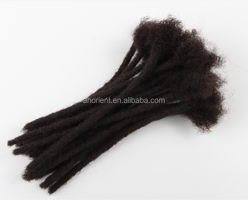 Orient Small Size 0.6cm Wholesale braiding human natural locs hair crochet dreadlocks extensions