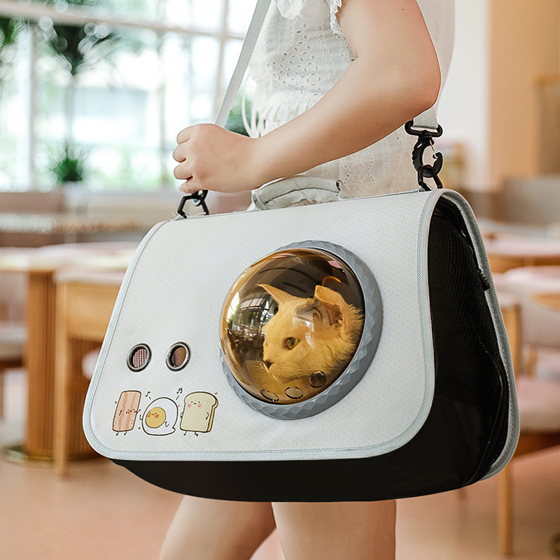 Wholesale Small Backpack Travel Space Capsule Cage Pet Transport Bag Carrying