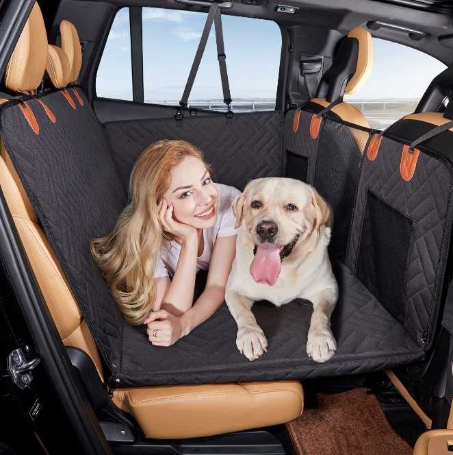 Multi-purpose New Design Hammock Dog Car Seat Protector Fold-able Scratch-proof Pet Dog Car Seat Cover