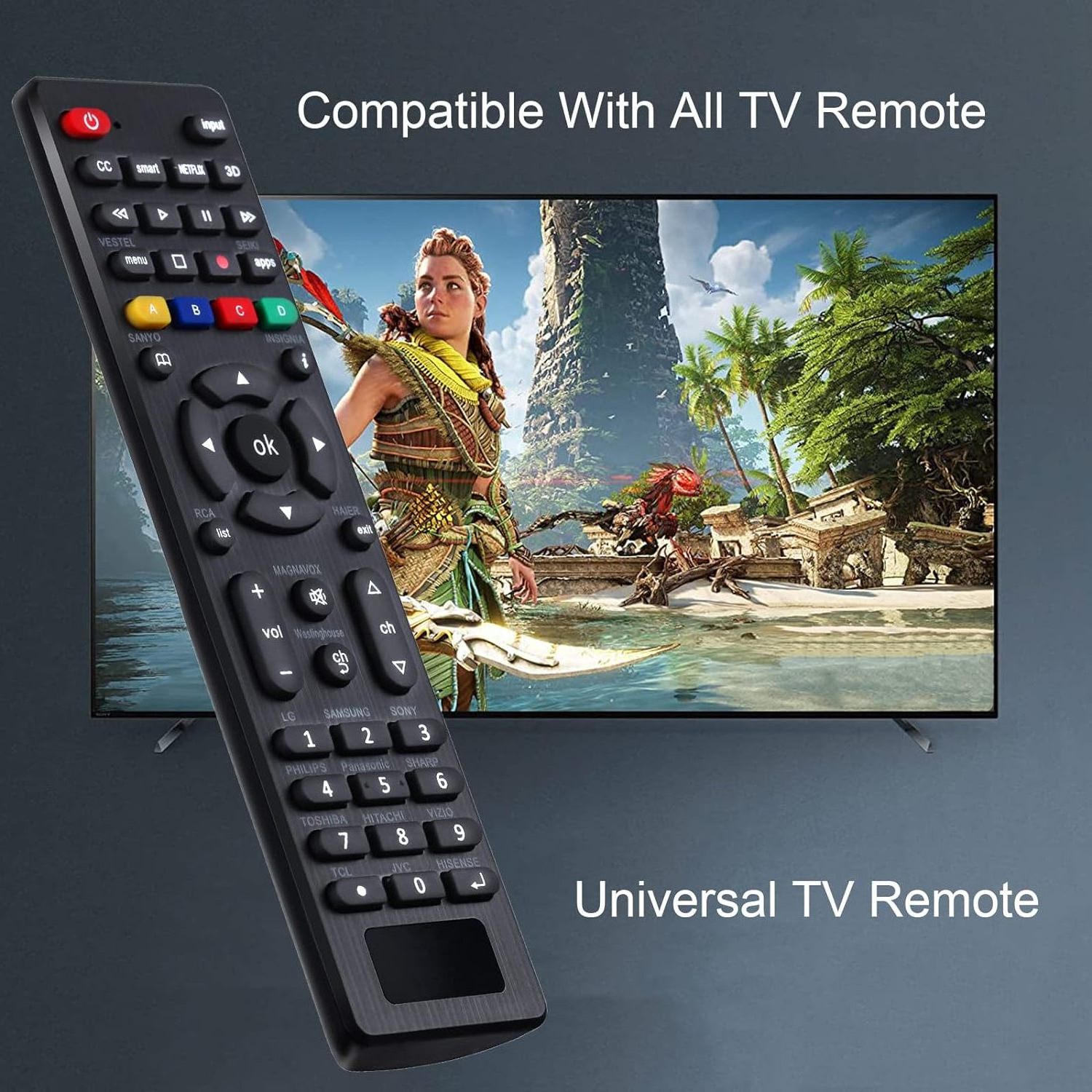 RC-G008 Universal Remote Control fit for LG fit for Sony fit for Samsung fit for Toshiba fit for Hisense fit for Sharp TV