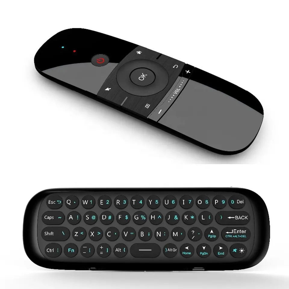 WeChip 2.4G Keyboard Remote W1 Remote Control for Android TV Box/PC/Projector/HTPC/All-in-one PC