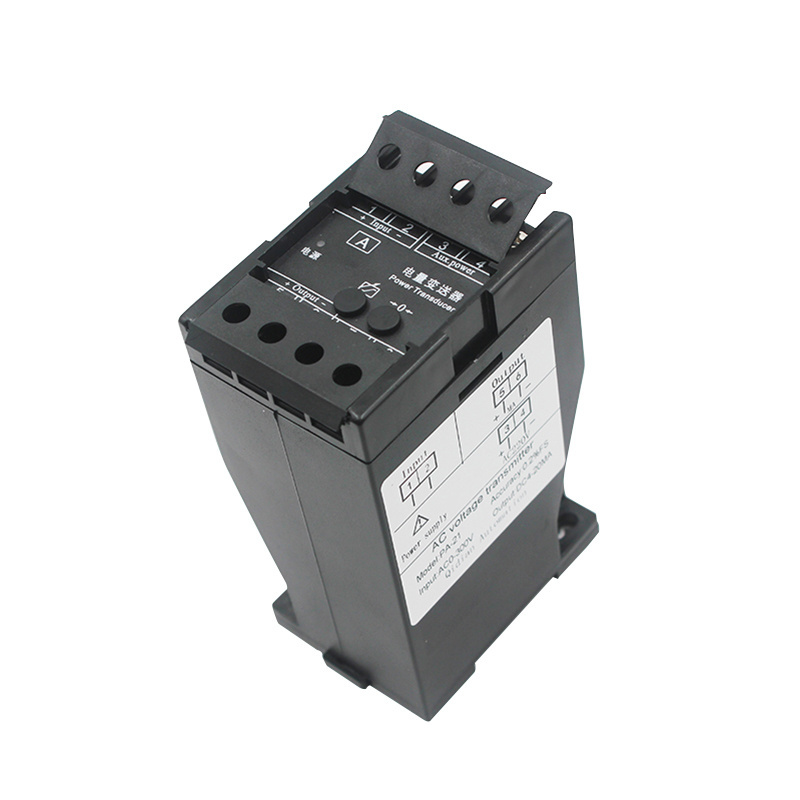 PA-21 AC Voltage Transducer 2 input 2 output 0-1000V Input 4-20mA AC Voltage Transmitter