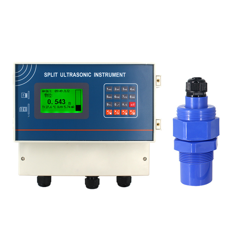 0-20 Meter Ultrasonic Water Level Sensor RS485 Output Split Ultrasonic Level Measuring Radar Transmitter