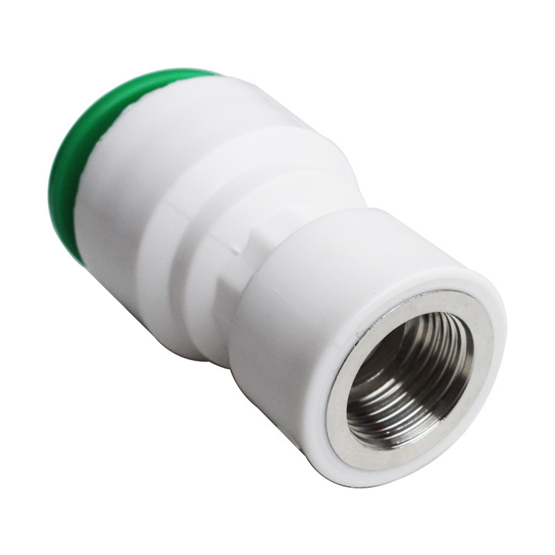 PPR Quick Fitting Water Coupling Plastic Pipe Connecting Hot Melt Free Quick Joint OEM ODM Supported