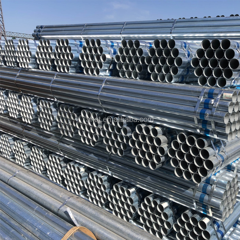 schedule 40 high quality 3 inch 4 inch hot dip galvanized round steel iron pipe price 20 ft galvanized steel pipe