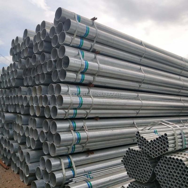 Pipes Bracelets Factory Direct Supply Pre-galvanized Round Steel Greenhouse Welded Steel Women Galvanized 2 Inch Galvanized Pipe