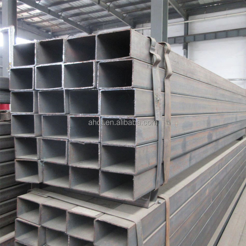 2x2 Galvanized 14 Gauge Tubing 12m Length Square Steel Pipes 14 gauge tubular iron for Shelter Structure