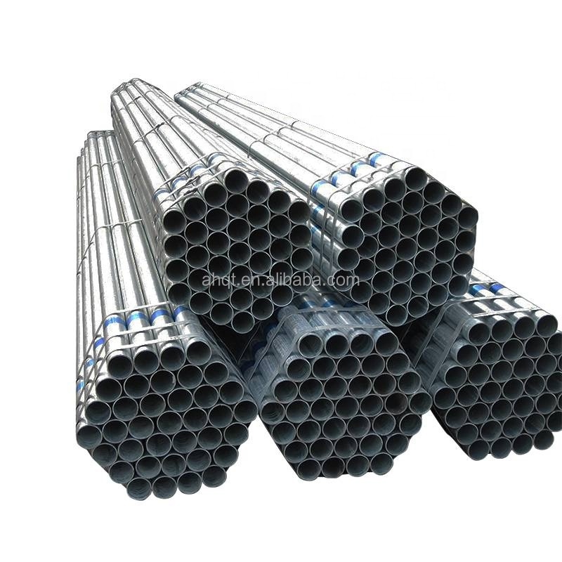 Pipes Bracelets Factory Direct Supply Pre-galvanized Round Steel Greenhouse Welded Steel Women Galvanized 2 Inch Galvanized Pipe